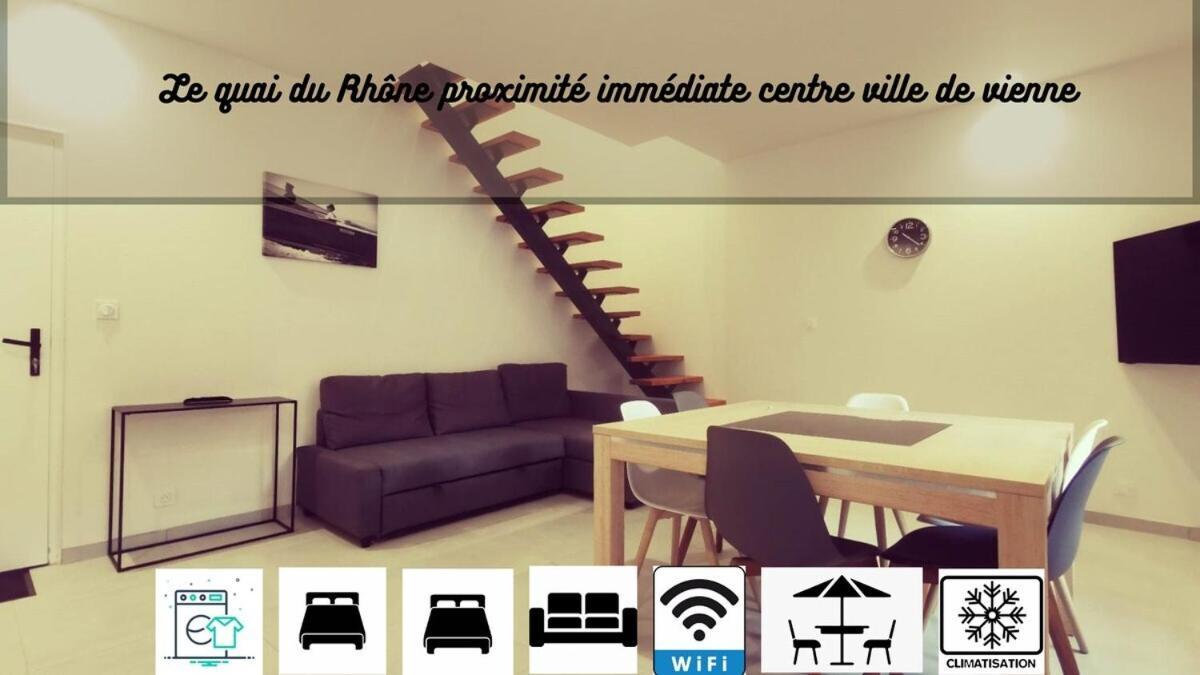 Le Quai Du Rhone Apartment Sainte-Colombe  Стая снимка